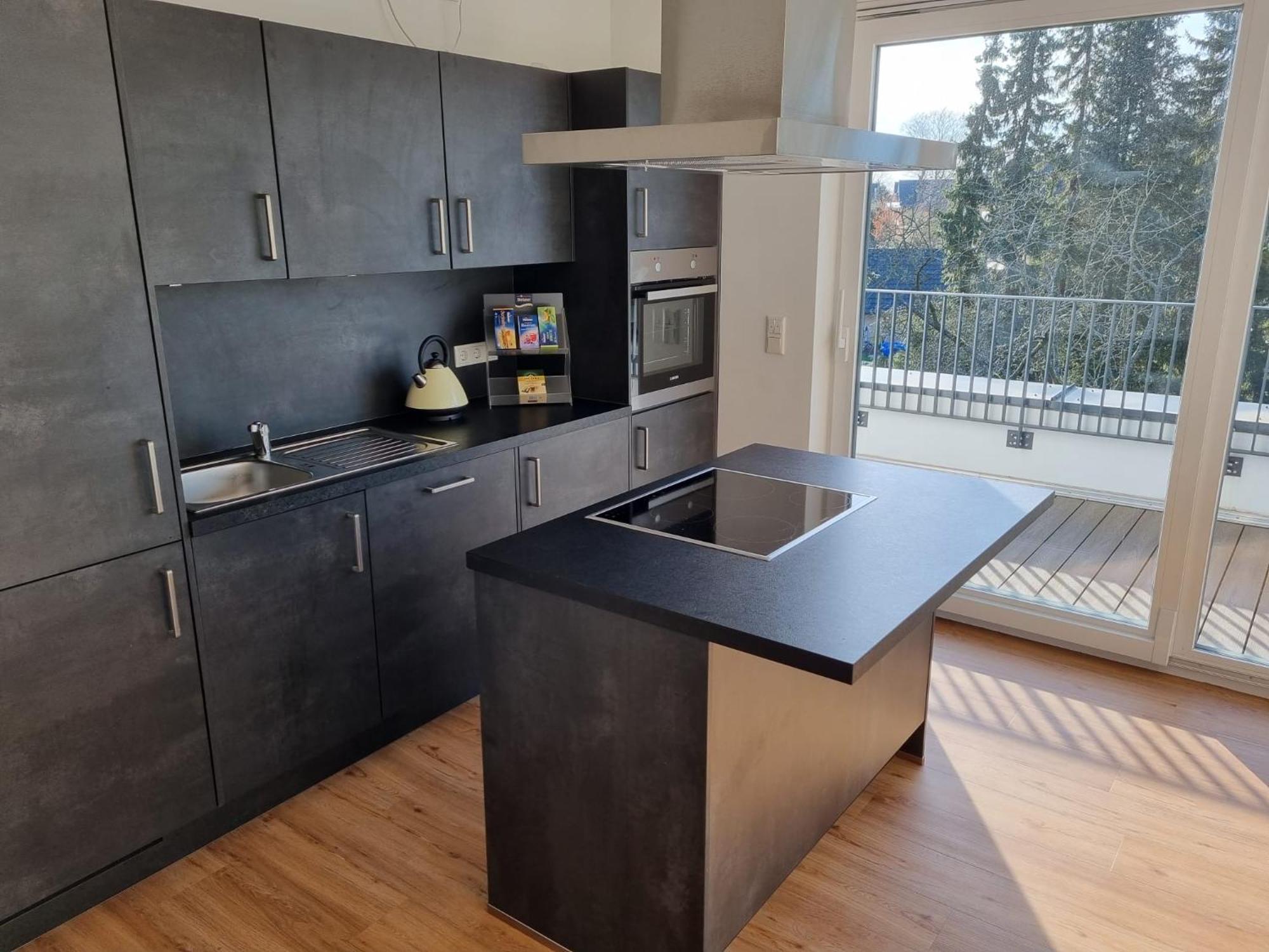 Stylische Penthouse Wohnung Hamburg-Harburg Exteriör bild