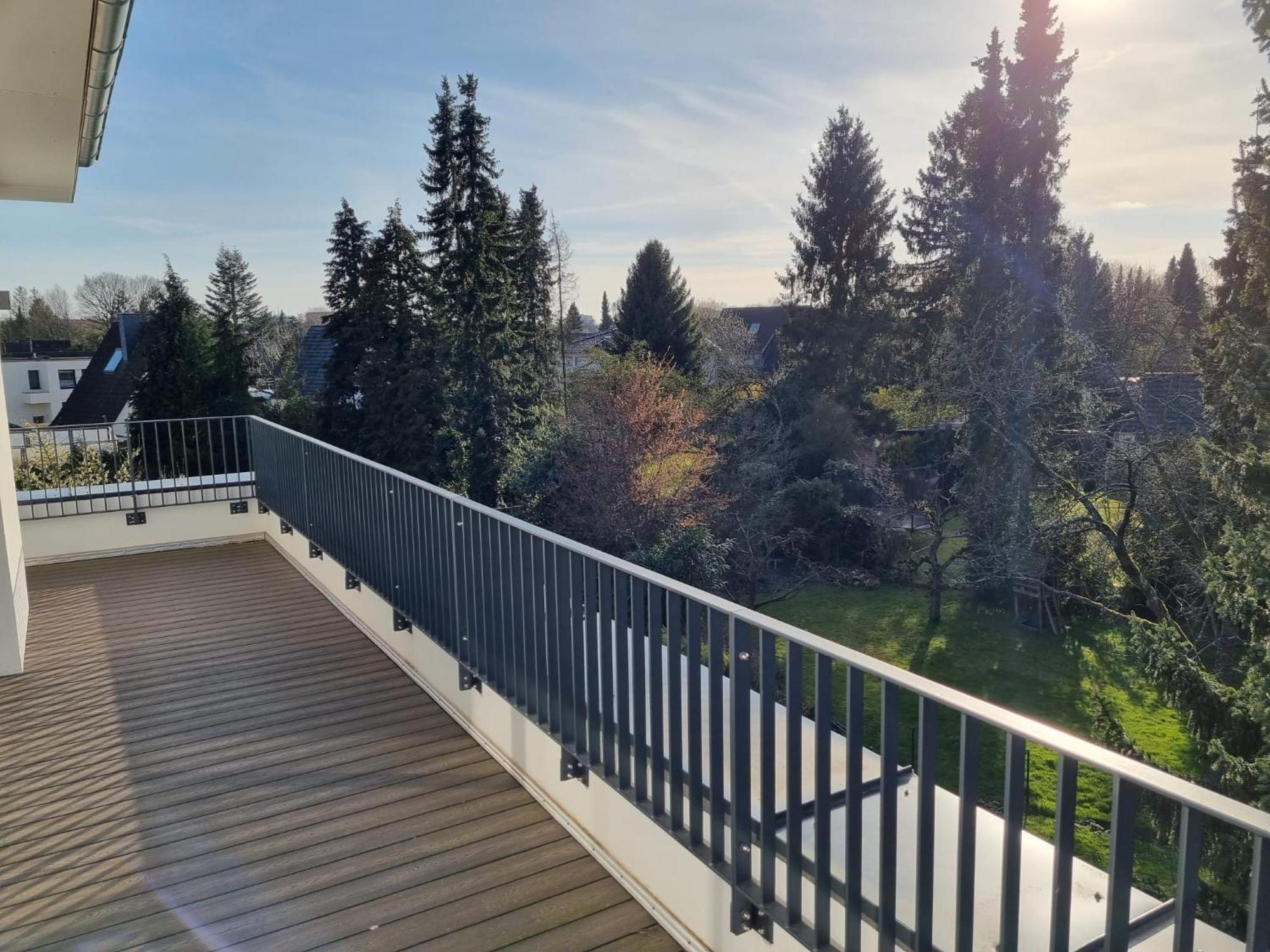 Stylische Penthouse Wohnung Hamburg-Harburg Exteriör bild