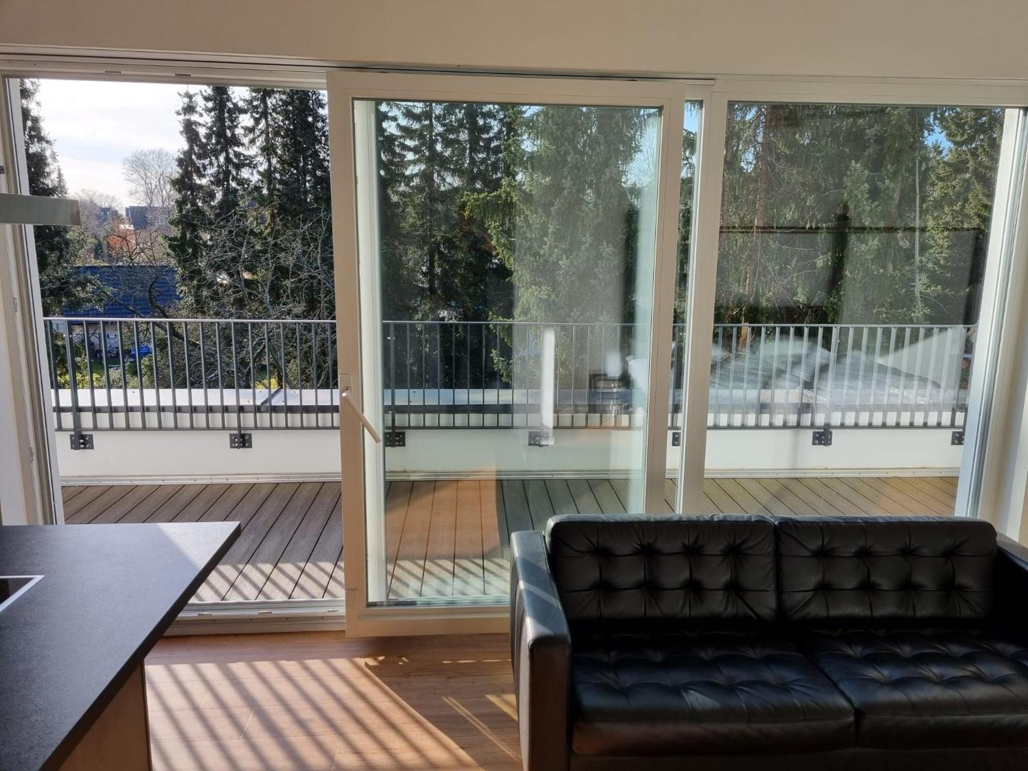Stylische Penthouse Wohnung Hamburg-Harburg Exteriör bild